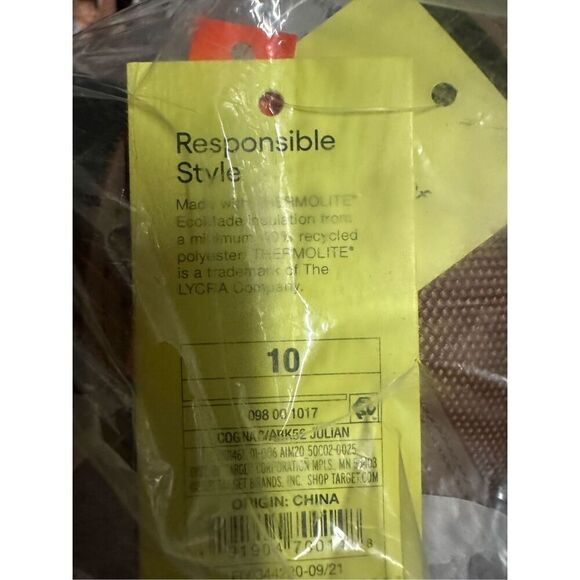 Size 10-Men's Julian Waterproof Winter Boots - All in Motion-Cognac - Picture 4 of 5